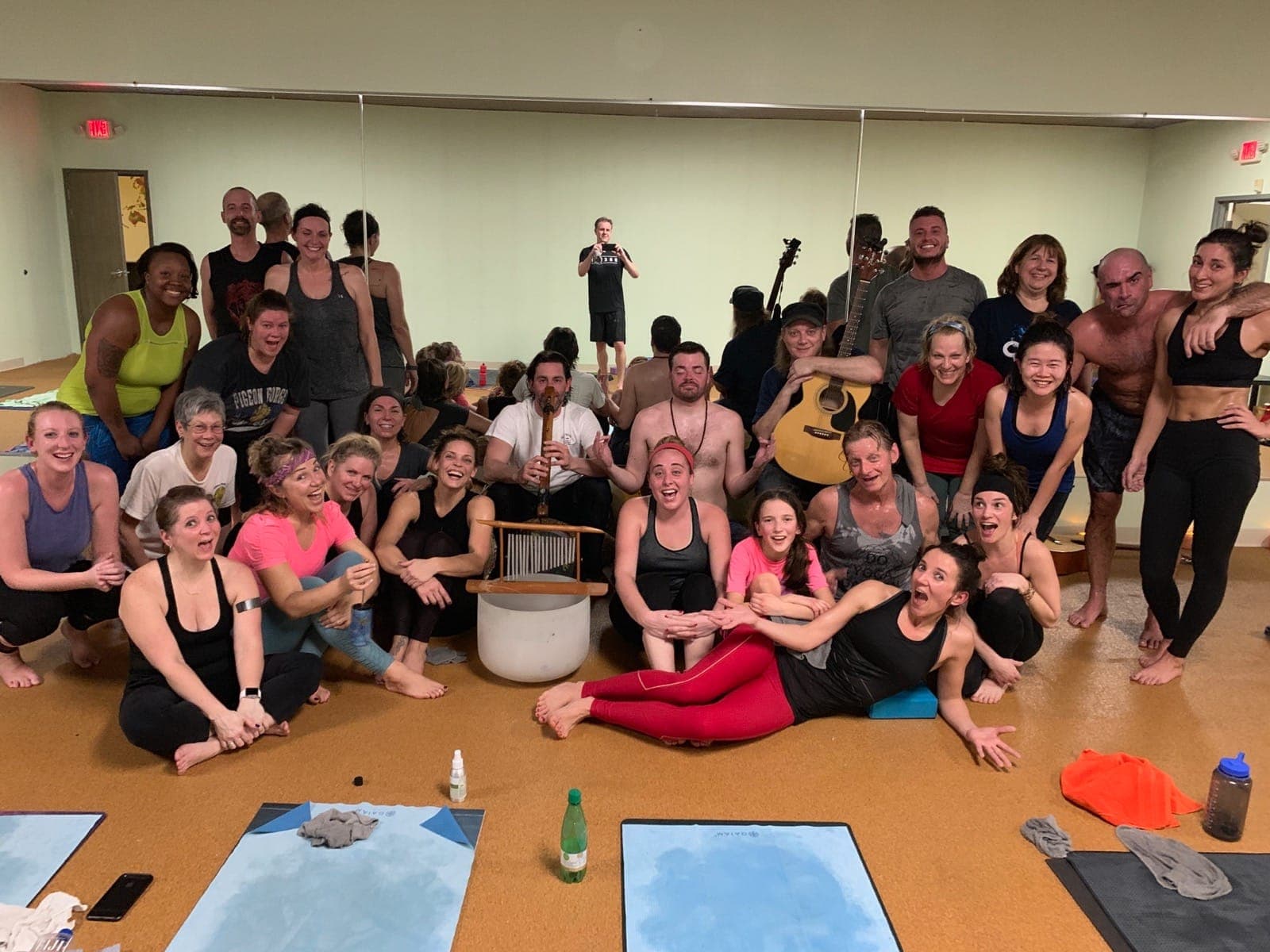 Workshop gathering in studio