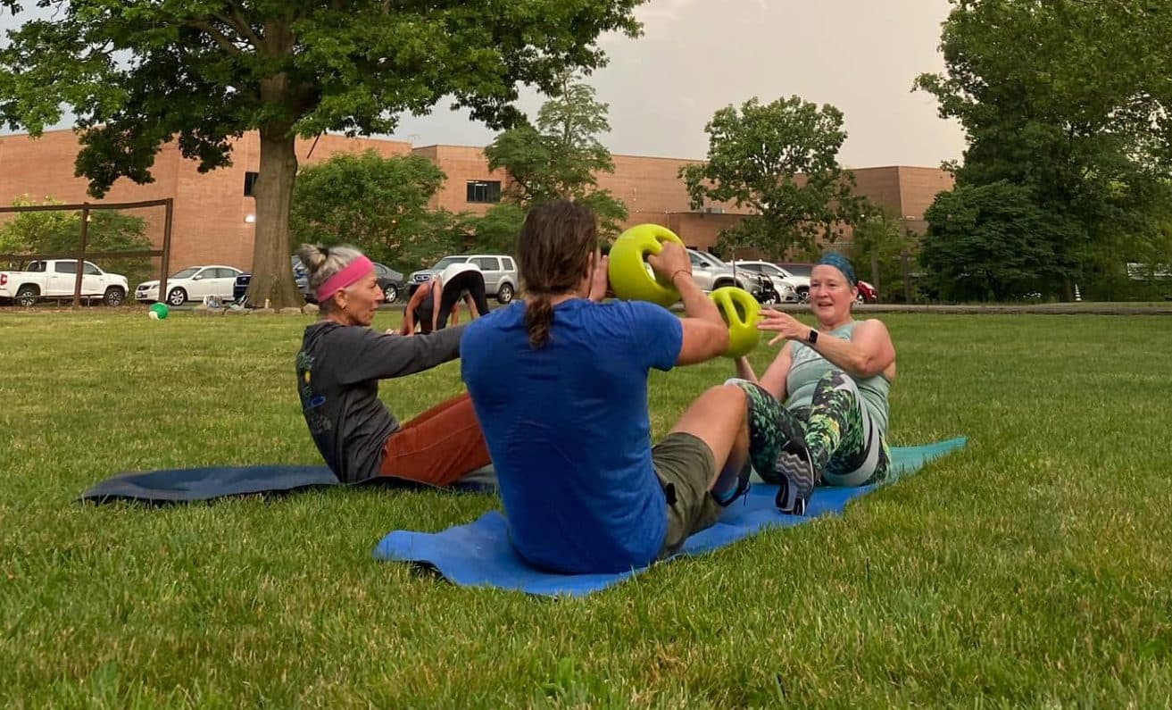Bootcamp with medicine balls